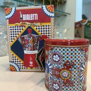 Dolce & Gabbana Red and Blue Coffee Tin